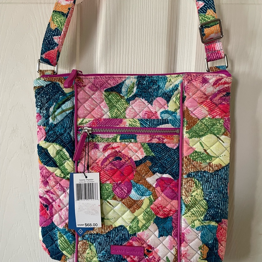 NWT Vera Bradley Hipster Crossbody bag in Superbloom pattern - Picture 6 of 11